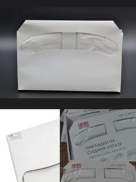 PRO Накладки на сидiння унiтазу 1/2 250 шт.