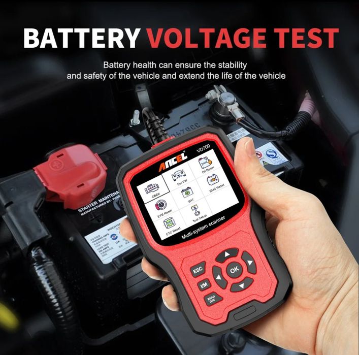 Interface de diagnóstico automóvel ANCEL Vd700 VW AUDI Skoda Seat NOVO