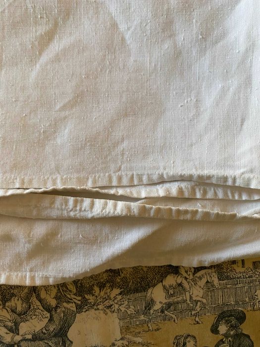 Peças de linho antigo feito artesanalmente em tear caseiro há cerca de 100/150 anos