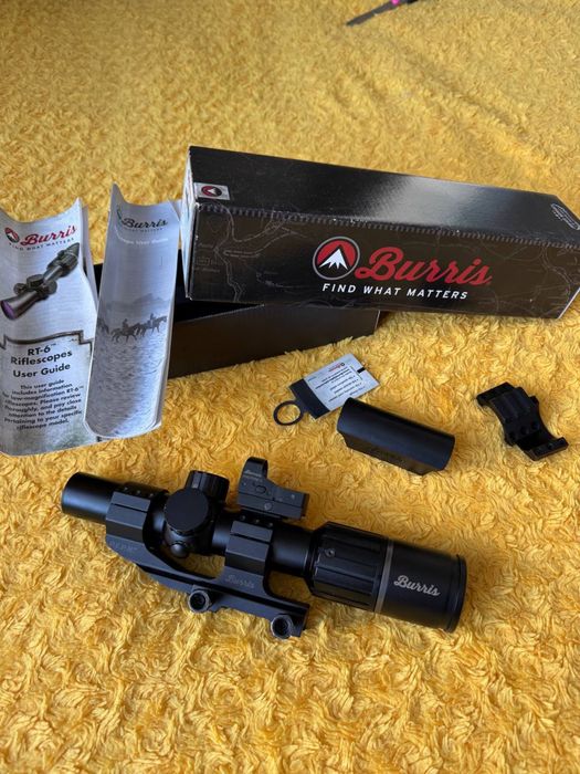 Оптичний приціл, коліматорний приціл , кріплення Burris