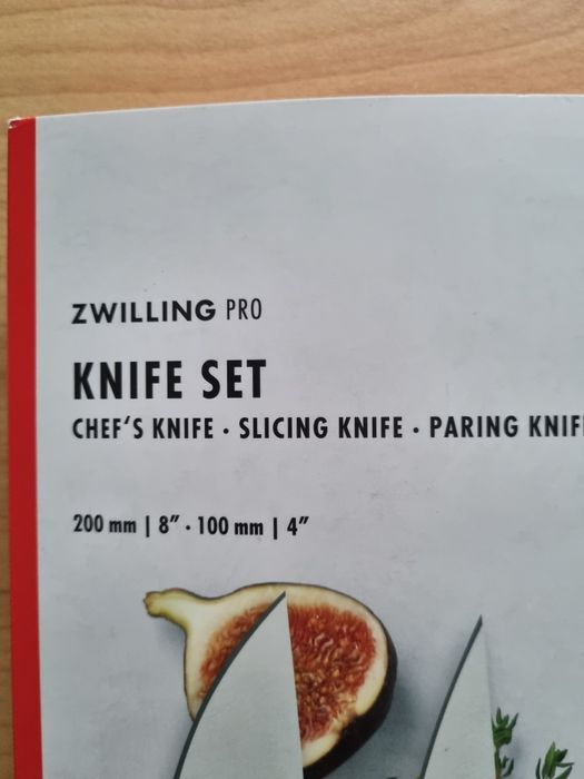Komplet 3 noży kuchennych ZWILLING PRO