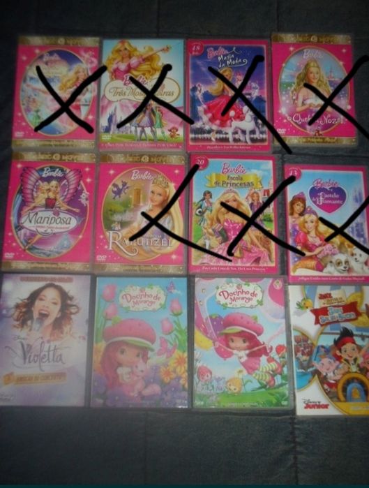 Vários desenhos animados