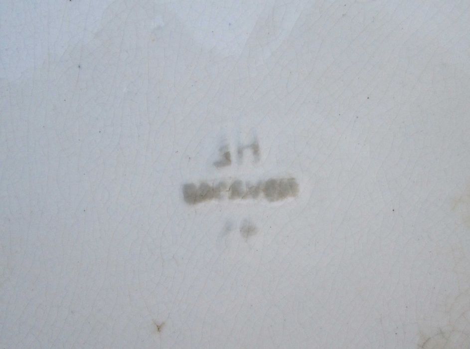 Antiga Grande Travessa de SACAVÉM / GILMAN decoração motivo RAMAGENS