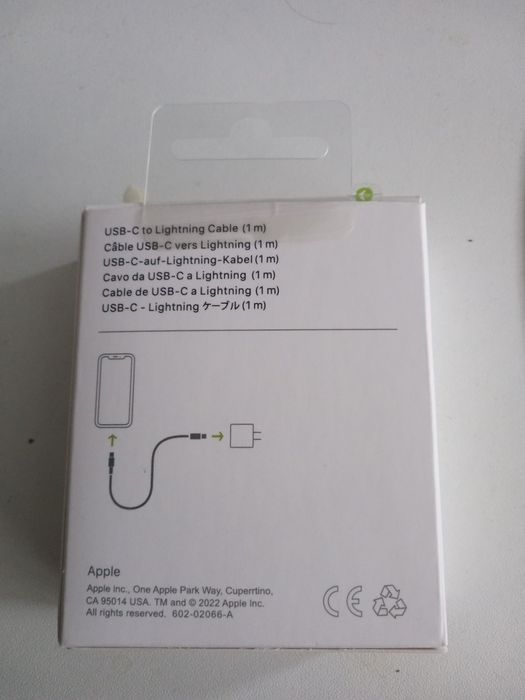 Kabel 100cm USB-C Apple iPhone USB Data Biały