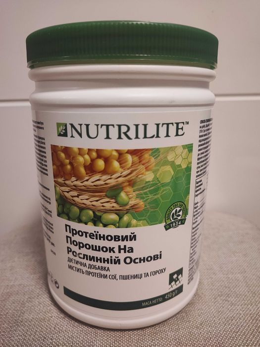 Банка протеїновий порошок на рослинній основі Nutrilite AMWAY Амвей Емвей