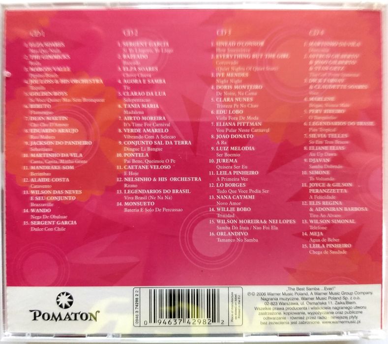 The Best Samba Ever 4CD 2006r