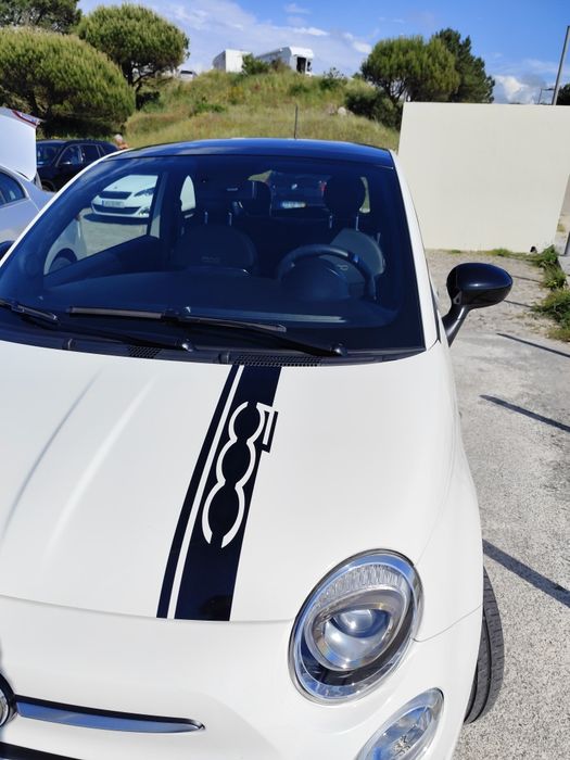 Fiat 500 1.0 Hybrid Sport com teto panorâmico Eletrico
