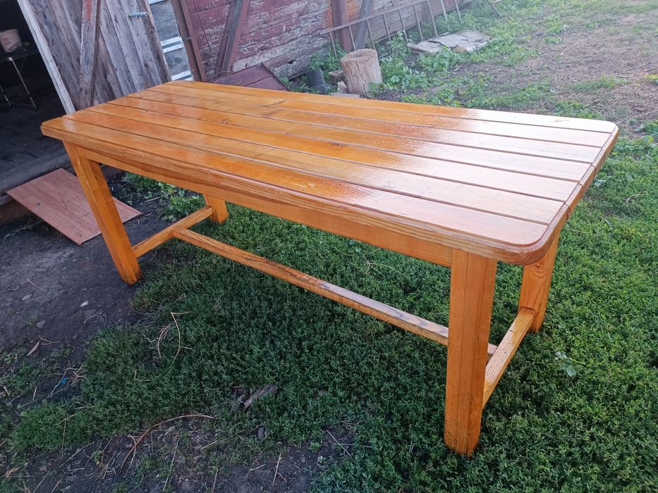 Стіл 190*70 дерев'яний 4000