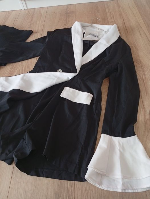Elegancki kombinezon żakiet marynarka s 36