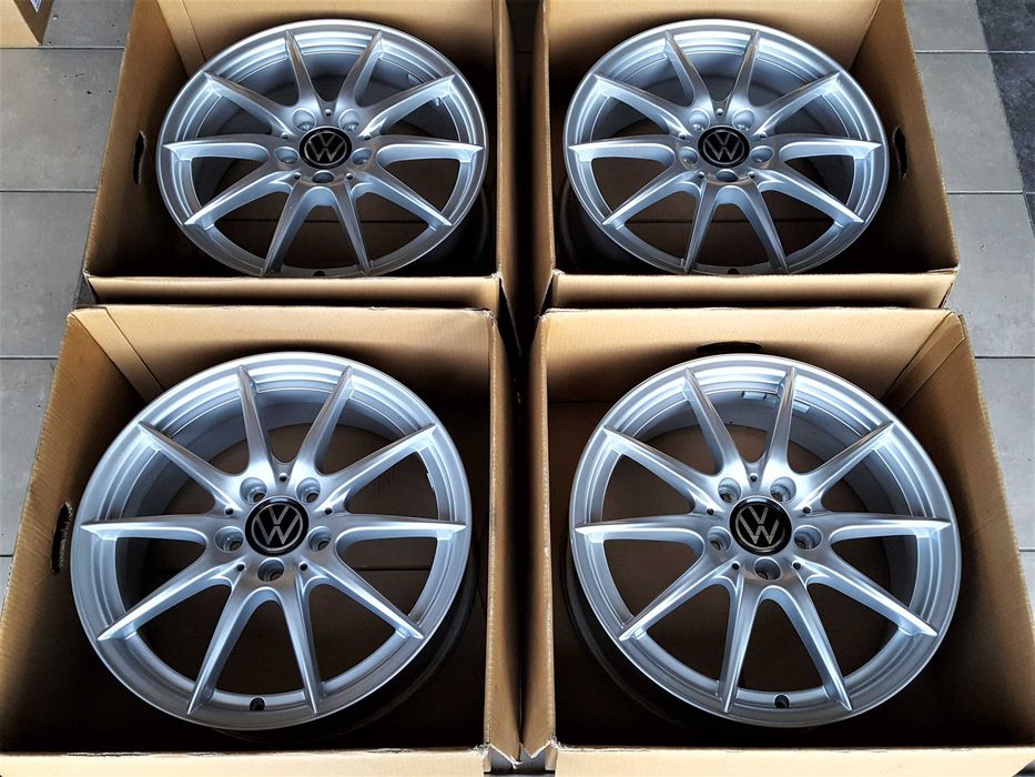 Alufelgi 17 5x112 VW Golf Passat Touran Jetta Caddy T-Roc J Nowe 270#