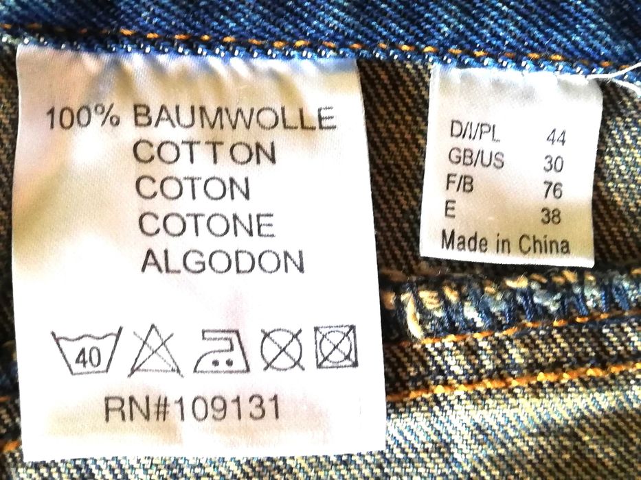 męskie spodnie dżinsowe jeans S / 44 /W27 dżinsy bootcut dzwony ½ ceny