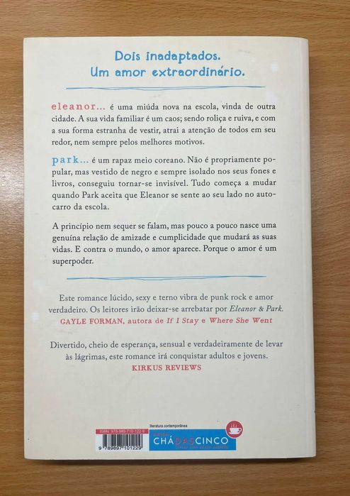 Livro "Eleanor & Park"