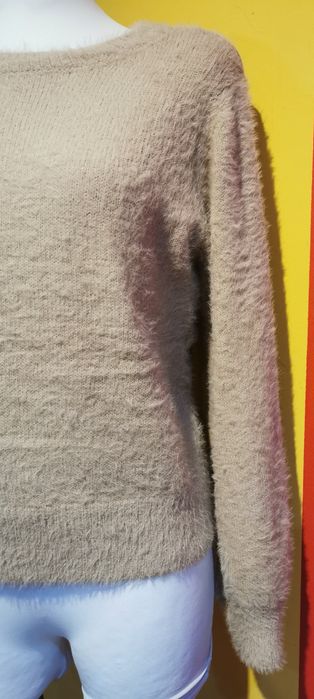 Sweterek sweter koronka alpaka Golden Days Paris