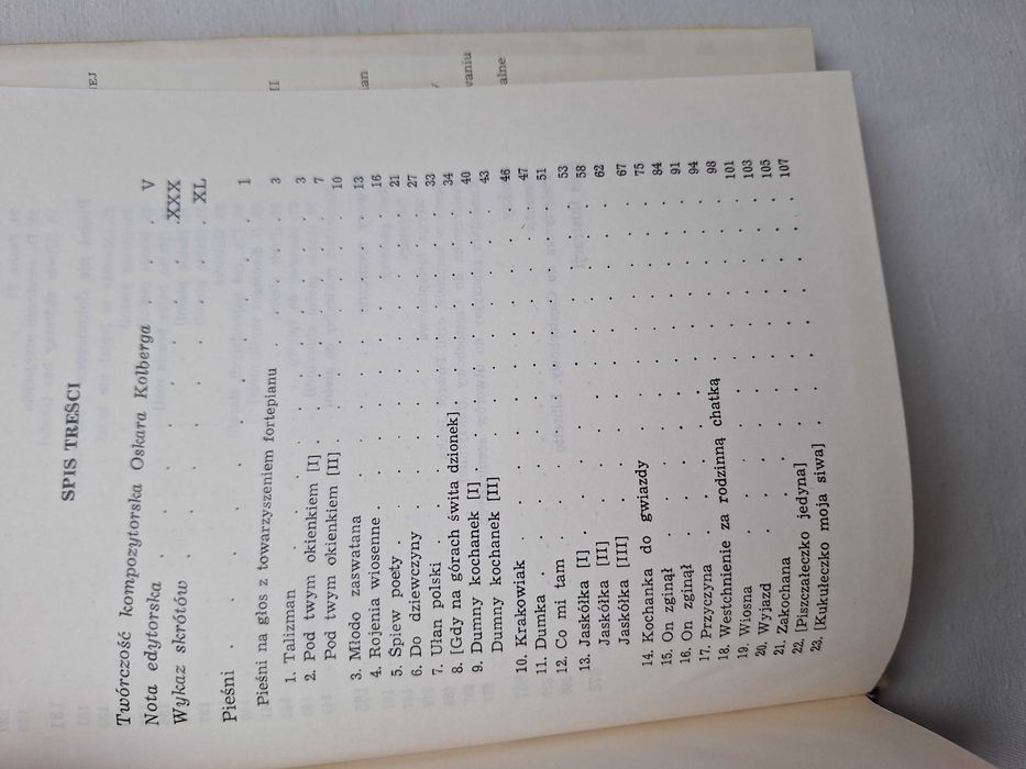 Oskar Kolberg Kompozycje Wokalno-Instrumentalne   Dzieła Wszystkie