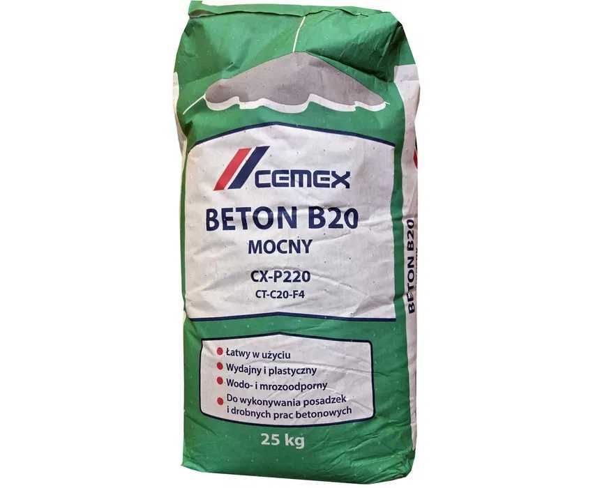 Beton B20 SUPER MOCNY CX-P220CT-C20-F4 worek 25 kg cena 11,50 zł