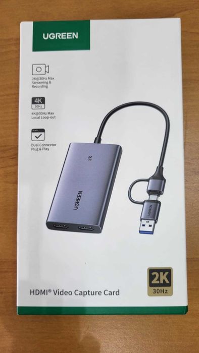Ugreen Karta przechwytywania obrazu wideo hdmi na usb