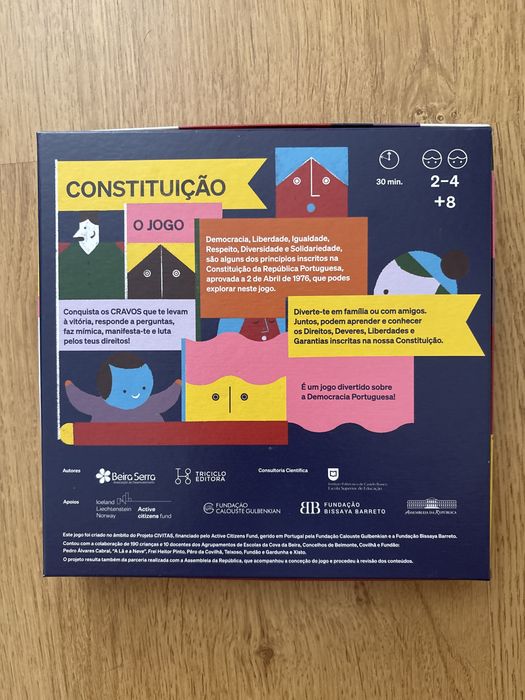 Jogo de Tabuleiro “Constituição – O Jogo” – Novo e Educativo