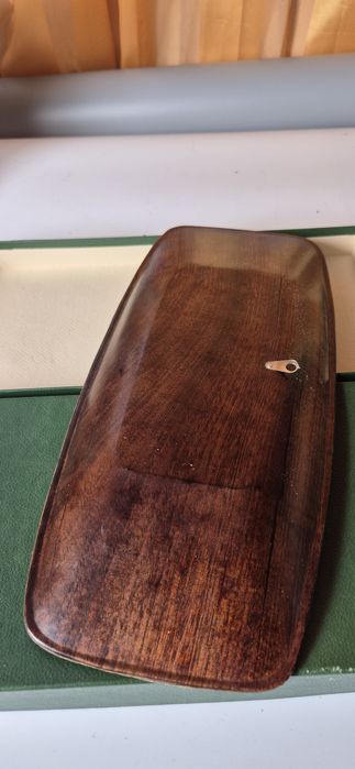 Okazjonalna miedziana plakieta Polski FIAT PRL na tacy w oryg. pudełku