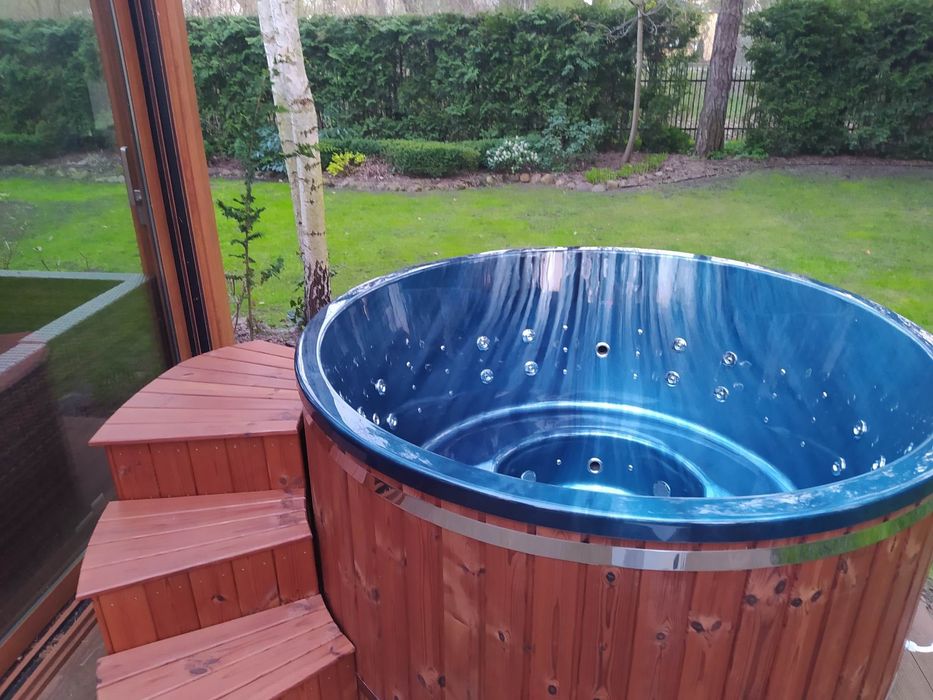 Balia ogrodowa Premium | gorąca beczka ruska bania hot tube jacuzzi