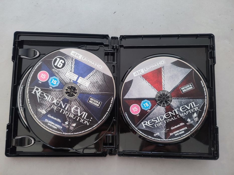 Resident evil 4K Ultra HD blu-ray Pl Kompletna kolekcja