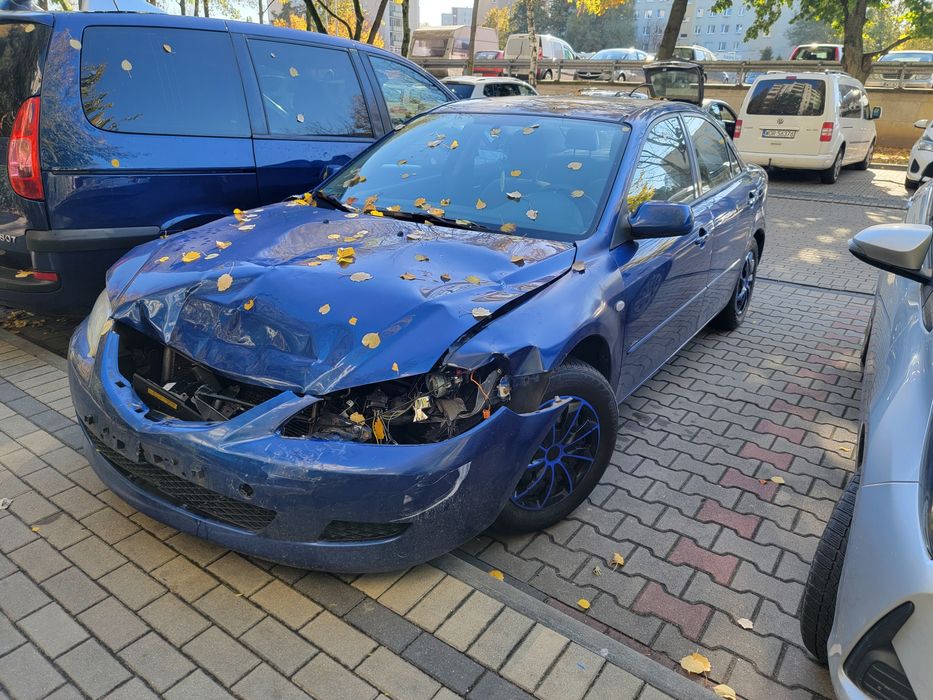 Mazda 6 2.0 benzyna + LPG uszkodzony
