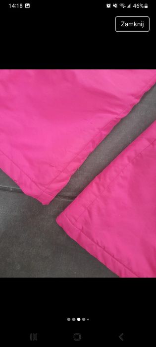 Śniegowce spodnie na narty snieg 152