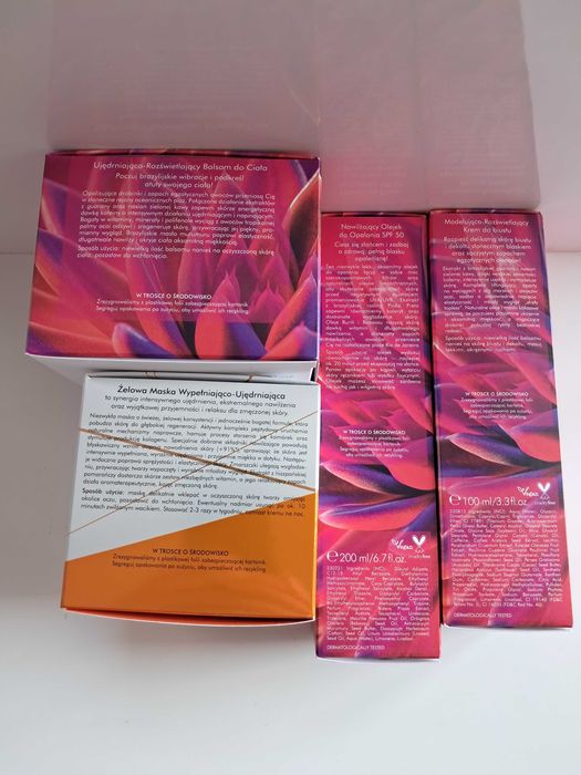 Dr Irena Eris Vibrant Rio Body Balm Body Oil Bust Cream Face Zone Mask