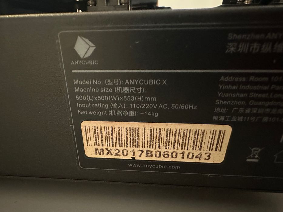 drukarka 3d anycubic i3 mega X
