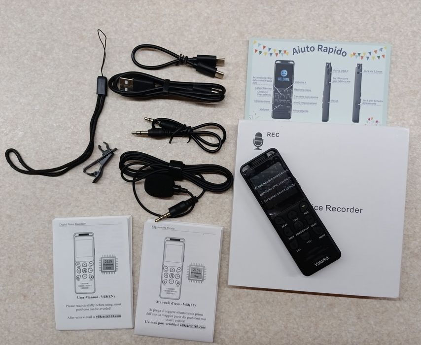 Цифровой диктофон Volorful V68