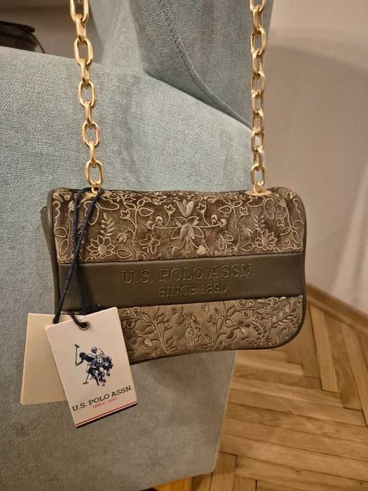 Mała torebka U.S. Polo Assn. – zielona
