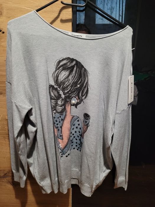 Sweter damski rozm xl nowy zestaw