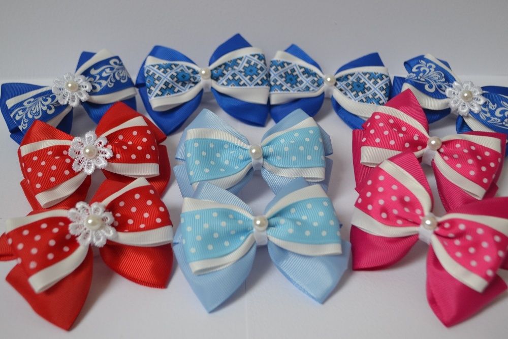 Репсові бантики для дівчаток