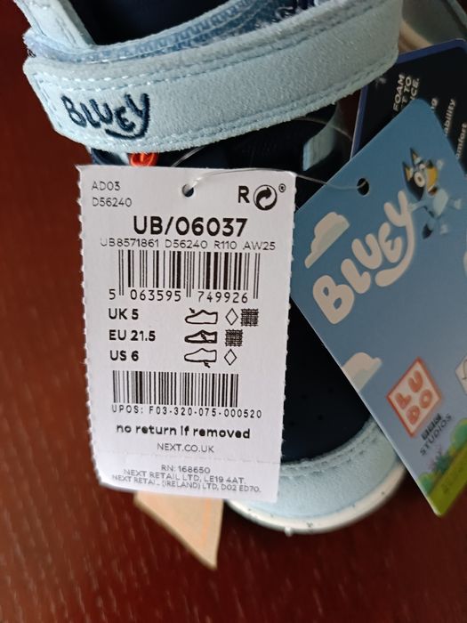 Buty dla dziecka Next Bluey r. 21,5
