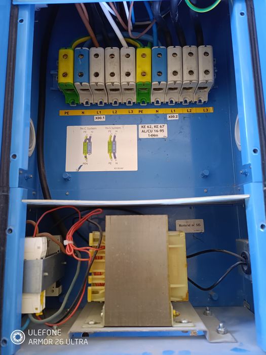 Quadro de Distribuição Elétrico Industrial 63A • 400V • Portátil • Mul