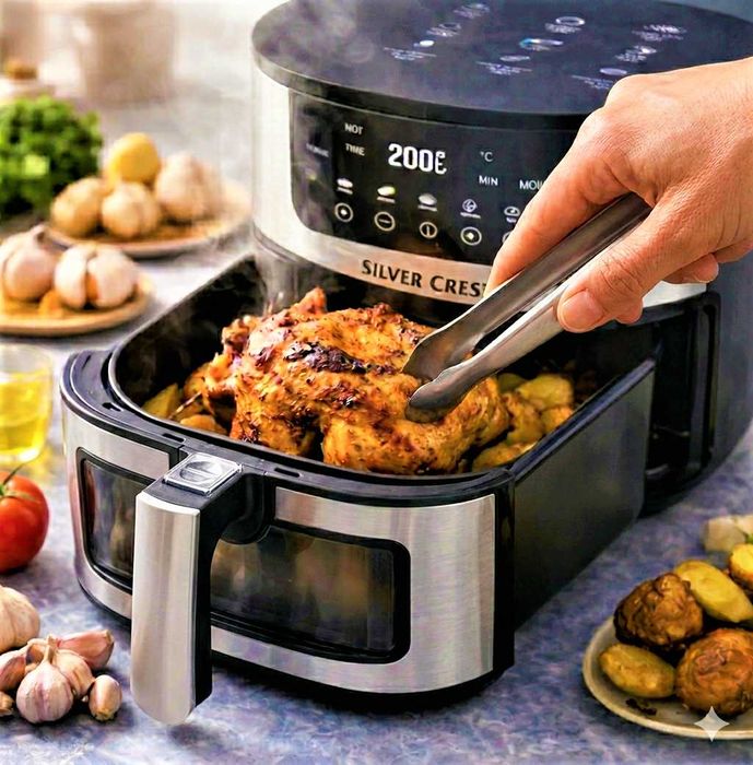 Silver Crest 8 л Печь Фритюрница Мультипечка Аэрогриль Аерогриль Піч