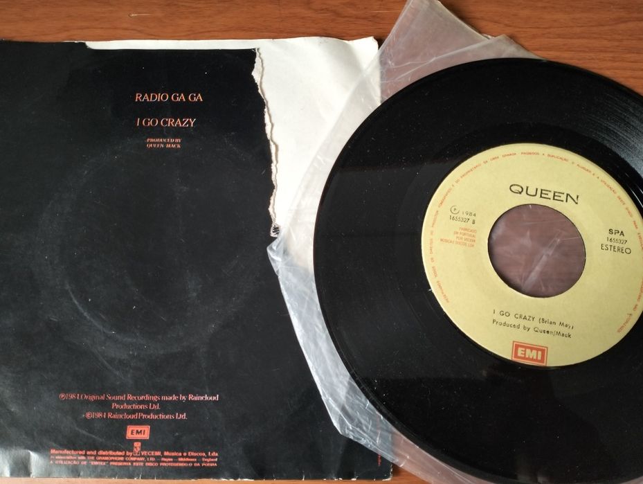 Disco de vinil single Queen