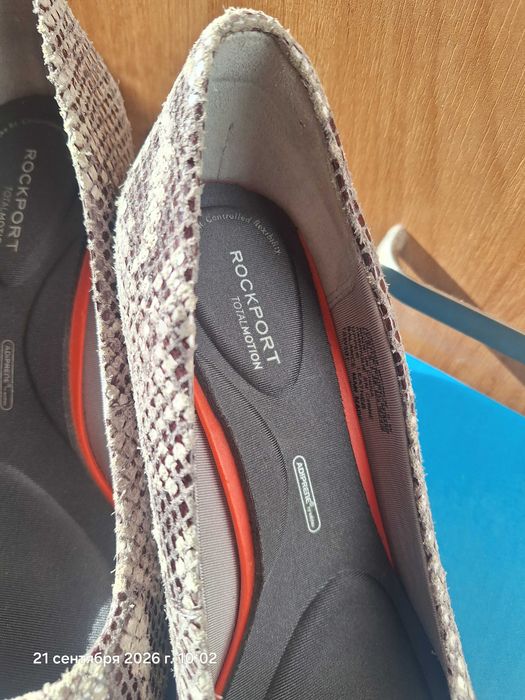 Buty Rockport Total Motion z nadrukiem skóry węża