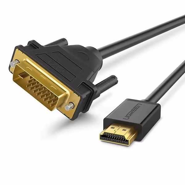Кабель HDMI UGREEN HD106 HDMI to DVI 1m Black