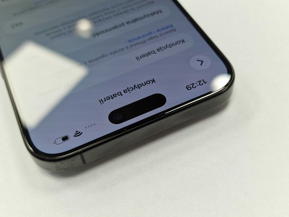 Iphone 15 PRO MAX 256GB/ Black Titanium/ 86%/ Grade A/ + ładowarka/ Gwarancja