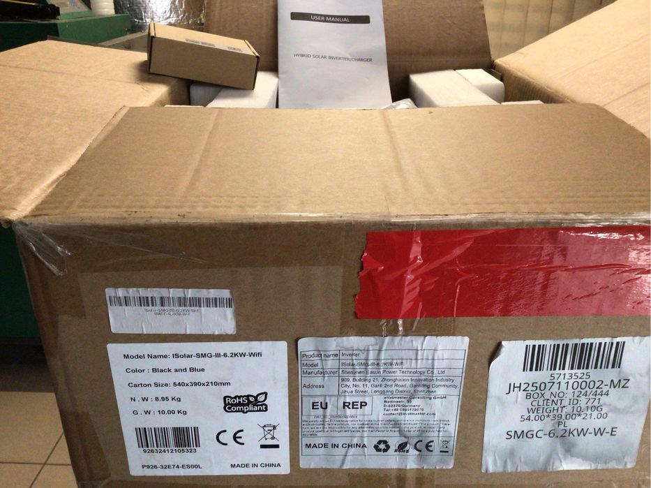 Falownik hybrydowy ,inwerter , Easun power 6,2 kW