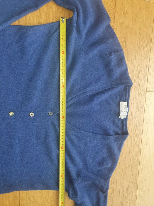 Sweter kardigan 100 % kaszmir L Denner cashmere