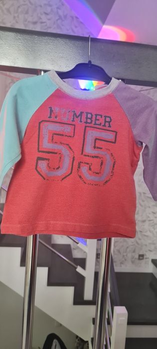 T-shirt  trójkolorowy