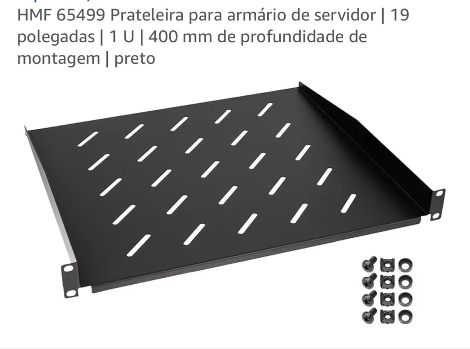 Armário para servidores (19", 12 U, 400 mm de profundidade)
