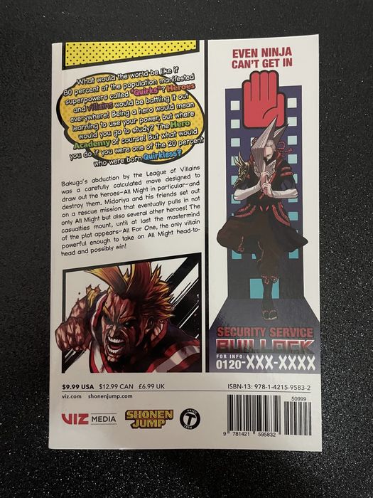 My Hero Academia volume 11 manga