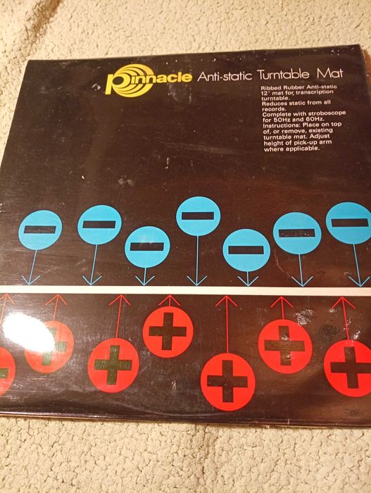 Pinnacle nowa mata antystatyczna do gramofonu