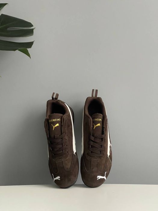 Кеди Puma Speedcat Suede Balenciaga Brown
