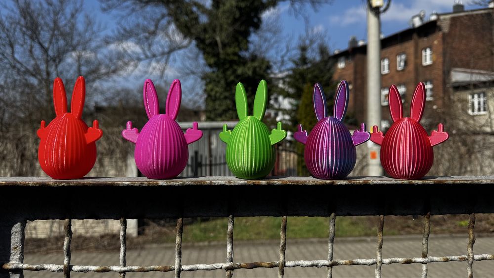 Zajączek wielkanocny, pisanka wielkanocna - druk 3d, ozdoby świąteczne