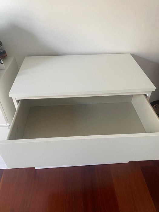 Móvel Branco Ikea - 3 gavetas