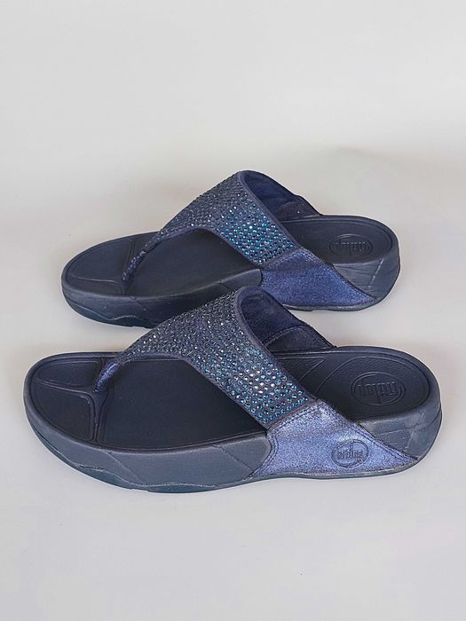 Тапки жіночі FitFlop Lulu Shimmer Slides 38/ 23 см взуття жіноче