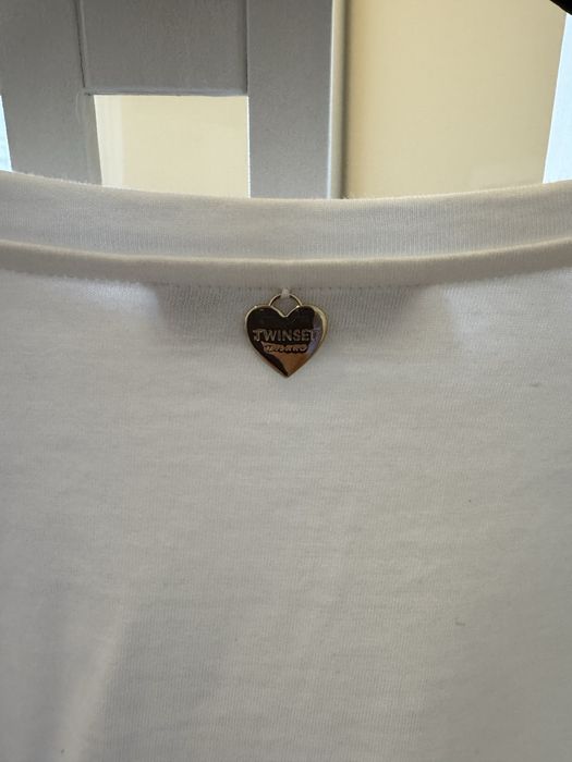 Twinset Milano bluzka z bufiastymi rekawami S